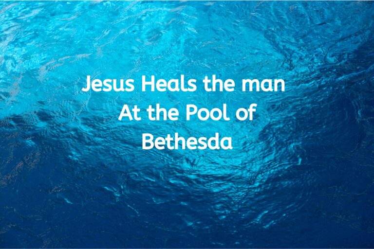 The man at the pool of Bethesda