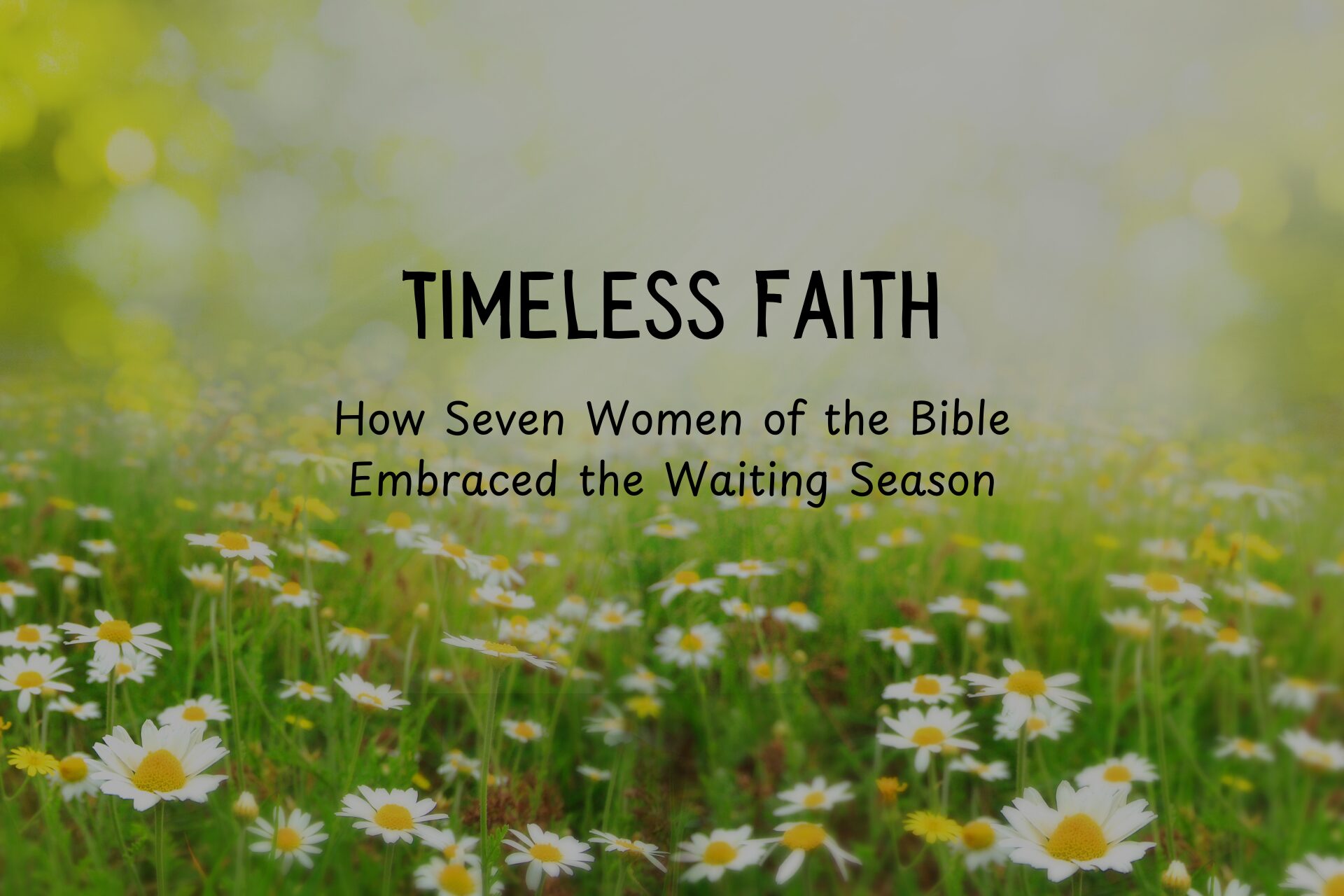 Read more about the article Timeless Faith: How Seven Women of the Bible Embraced the Waiting Season