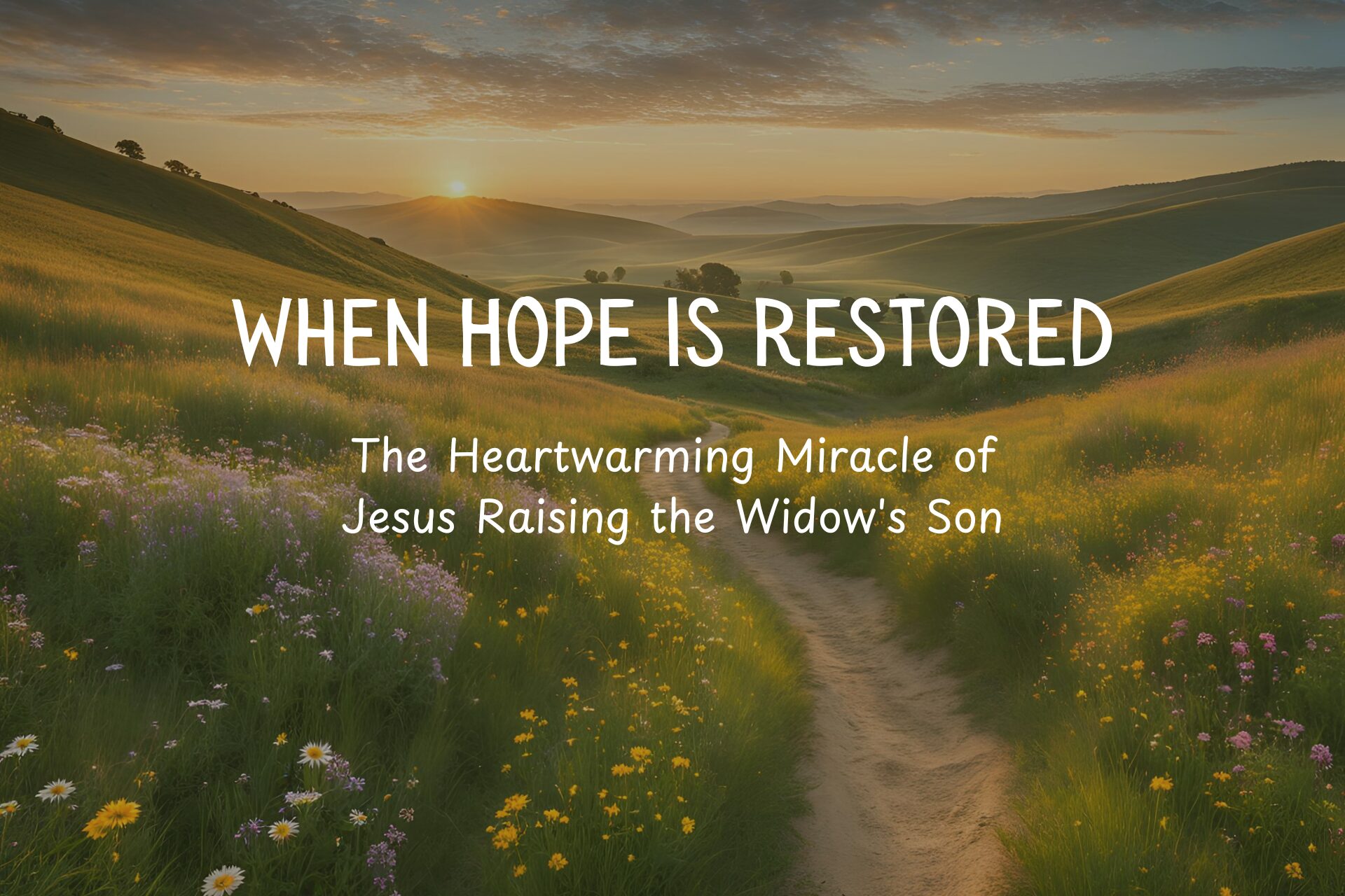 Read more about the article When Hope is Restored: The Heartwarming Miracle of Jesus Raising the Widow’s Son