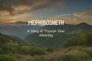 Read more about the article Mephibosheth: A Story of Triumph Over Adversity